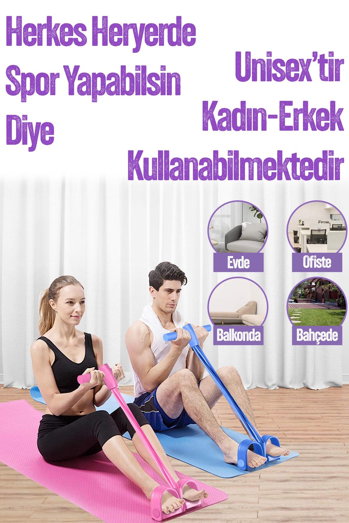 Pilates Zerafet Egzersiz Lastiği